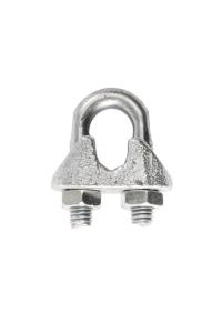 Зажим канатный TOR ф=5 мм DIN 741 (Q) Зажим канатный TOR ф=5 мм DIN 741 (Q)