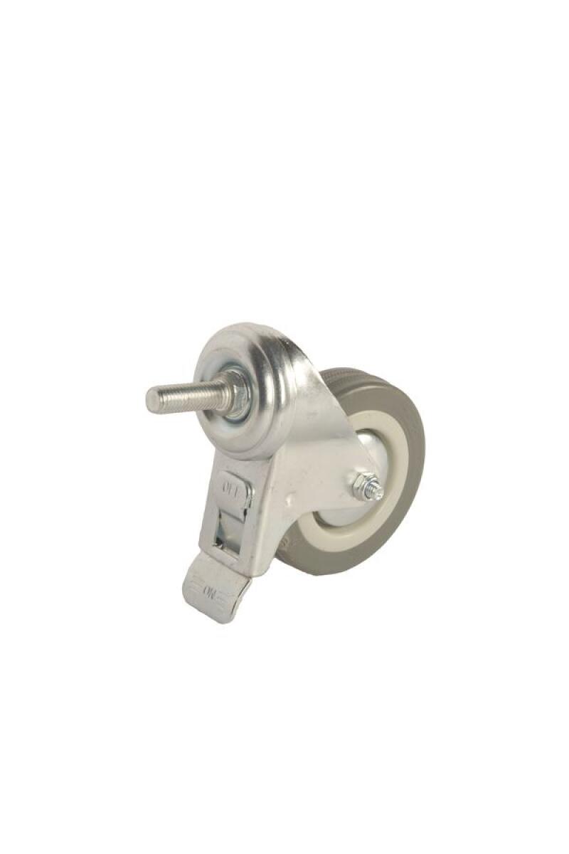 Колесо аппаратное поворотное SCtgb 93 75 мм с болтом и тормозом (F)